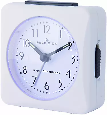 Precision PREC0050 Radio Controlled Alarm Clock White • £15.71