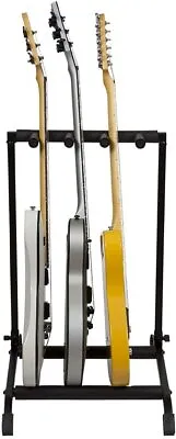 Multi Guitar Stand Rack With Folding Design; Holds Up To 3 Electric Or Acoustic • $39.99