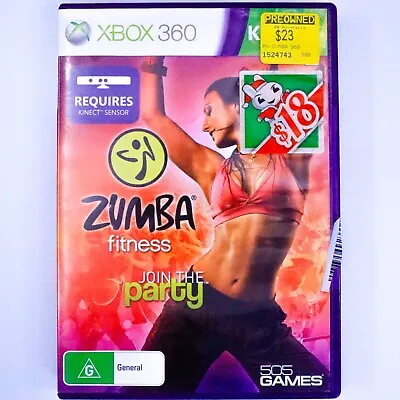 Zumba Fitness: Join The Party (XBOX 360 Game CD 2010) Fitness Action Game - R4 • $10.19