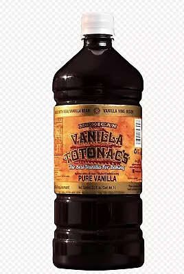 Mexican Vanilla Totonac's Pure Vanilla Flavoring 33.2 Fluid Ounce NEW • $35.10