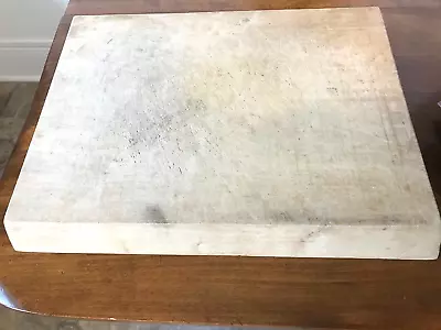 Vintage  SOLID  Slab Maple CUTTING  BOARD 1968  15 1/2  X 11 3/4  X  2   Thick • $34.95