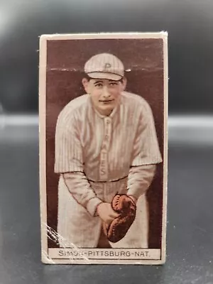 1912 T207 Brownback Mike Simon Pittsburg Pirates • $50