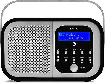 £27.99 • Buy Smith-Style Retro H1 DAB FM Portable Bluetooth Digital Radio Portable Radio