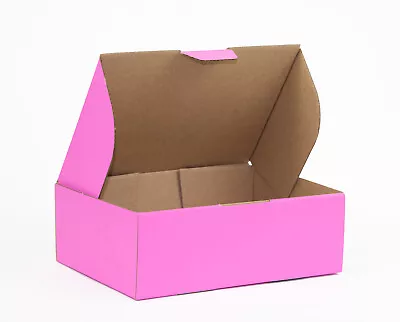 Mailing Box 250 X 190 X 90mm Diecut Hot Pink For 3kg Large Satchel B167 • $32.95