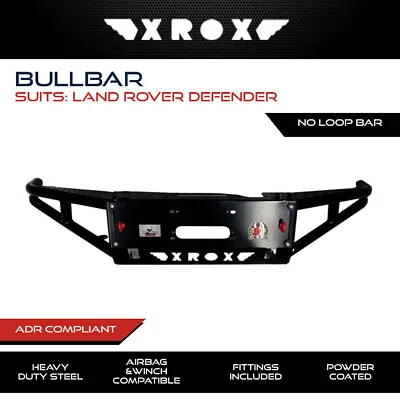 XROX Bull Bar Fits Landrover Defender No Loop Heavy Duty Bullbar 4x4 4WD Parts • $1757.99