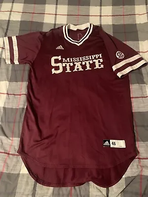 Adidas Mississippi State Baseball #19 Bonner Size 46 Maroon • $125