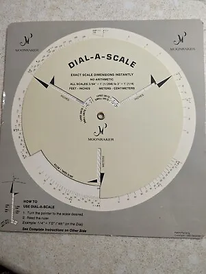 Vintage Moonraker Dial A Scale Model Boat Builder's Tool  • $45