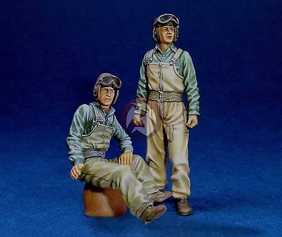 Legend 1/35 US Tank Crew Tankers (2 Figures) [Resin Model Kit] LF0102 • $24.58