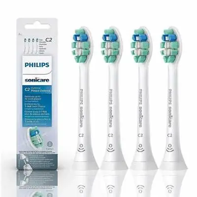 4Pcs Philips Sonicare Toothbrush Optimal White Enabled Replacement Heads Hot • $28.69