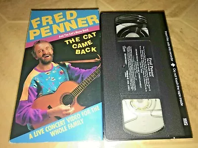 VHS Fred Penner And The Cat's Meow Band THE CAT CAME BACK 1990  • $29.99