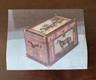 Dollhouse Trunk KIT Vintage Horse Theme 1:12 Scale Miniature Furniture • $20.75