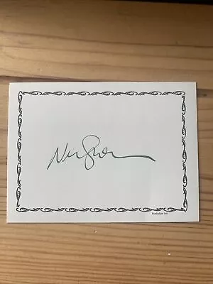 $65 • Buy Neil Gaiman MoCCA Arts Festival SIGNED Bookplate - NEW - FREE SHIP