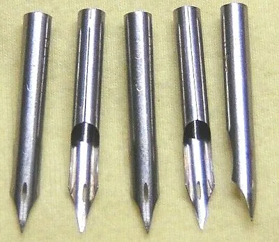 Vintage New Set Of 5 Esterbrook Pen Nibs No. 102 Hunt • $5.99