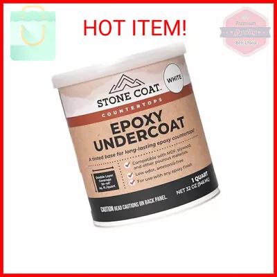 Stone Coat Countertops White Epoxy Undercoat – Epoxy Paint And Primer Mix For Co • $24.06