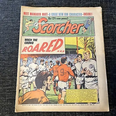Scorcher Comic - 23 Jan 1971 - Denis Law Jim McCalliog Keith Weller Sutton Utd • £4.99