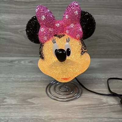 Disney Minnie Mouse Lamp Night Light Molded Plastic Beads • $21.25