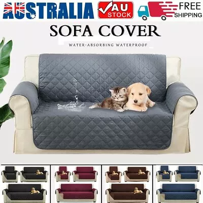 $18.09 • Buy Pet Sofa Cover Quilted Couch Covers Lounge Protector Slipcovers 1/2/3 Seater