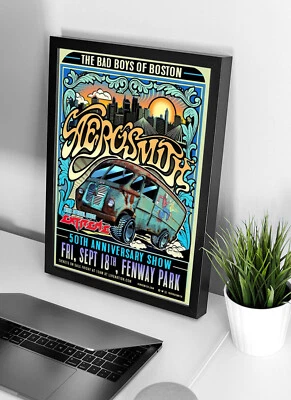 $14.89 • Buy Aero-smith Fenway Park Concert Poster, Fan Gift