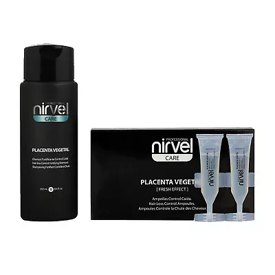 Anti Hair Loss Shock Treatment Set: Vegetal Placenta Serum + Shampoo  • £24.95