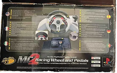 Mad Catz MC2 Racing Wheel And Pedals For Playstation2 Untested • $19.95