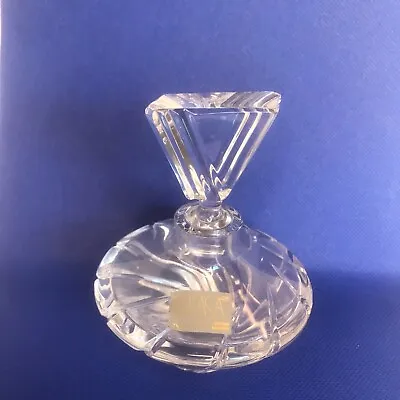 Mikasa Crystal Perfume Bottle New With Sticker • $16.96