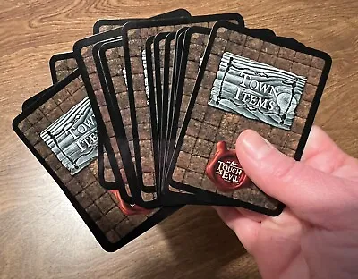 A Touch Of Evil Game Replacement Pieces 17 TOWN ITEMS Cards Flying Frog • $6.99