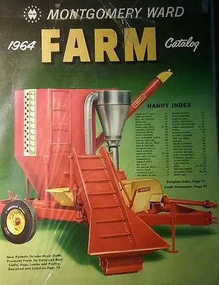 Montgomery Ward 1964 Farm Catalog  Manual Garden Tractor Tool Tiller Agriculture • $139.95