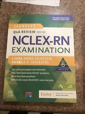 $9 • Buy Saunders Comprehensive Review For The NCLEX-RN Examination (2019, 8th Edition)
