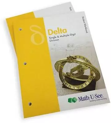 Math U See Delta Student Workbook And Test Booklet - ACCEPTABLE • $106.94