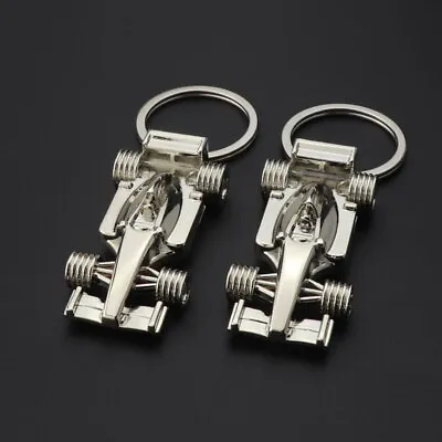 3D Simulation Of F1 Racing Car Keychain Key Ring Pendant Backpacks Hanging Decor • £4.38