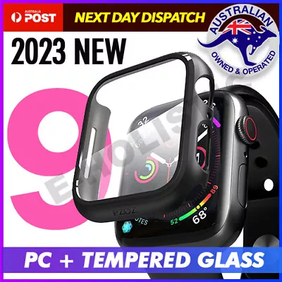 $7.93 • Buy For Apple Watch Series 4 5 6 SE 7 8 9 40 44 41 45mm IWatch Screen Protector Case
