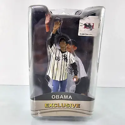 President Barack Obama Chicago White Sox First Pitch MLB Figure Exclusive READ • $29.95