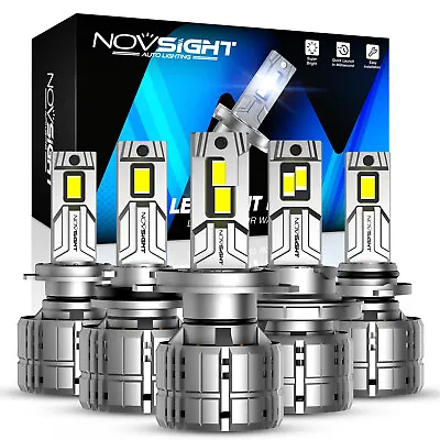 NOVSIGHT 9012 H11 H13 H4 H7 9006 9007 LED Headlight Bulbs High Low Beam 40000LM • $78.99