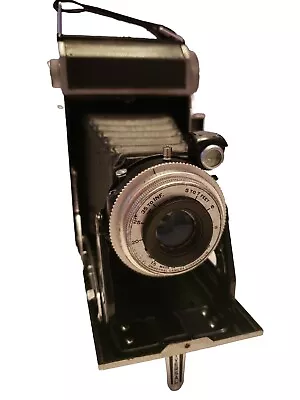 Vintage Universal Roamer I Folding  Dual Film Folding Camera With Case- UNTESTED • $30