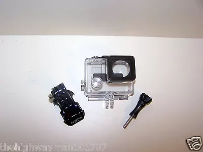 Genuine GoPro Hero 33+plus Fits4 Slim Waterproof Housing Case J-hook • $14.99