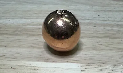 29mm Native Michigan Copper Crafted Into Sphere Solid Metal Specimen Ball 1PC • $19.95