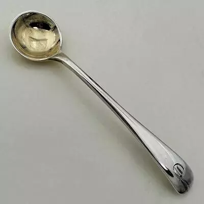 SALT SPOON EDWARDIAN STERLING SILVER Sheffield 1904 Joseph Rodgers & Sons • $51.19