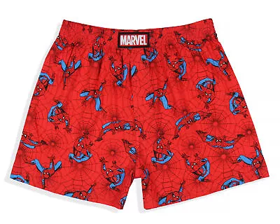 Marvel Men's Spider-Man Retro Character Print Boxers Sleep Shorts Underwear • $16.95