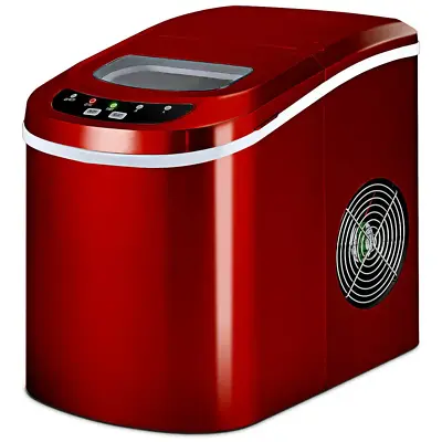 Red Portable Compact Electric Ice Maker Machine Mini Cube 26Lb/Day • $111.02