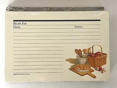Longaberger 1994 Shades Of Autumn 4x6 Recipe Cards W/Dividers Pack Of 100 Sealed • $39.95