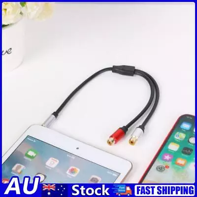 3.5mm Male Plug To Dual 2RCA Jack Cable Stereo Audio Splitter Aux Extension Wire • $9.60