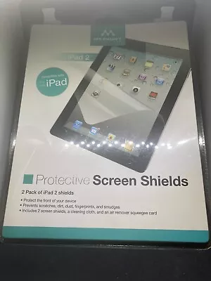 Protective Screen Shields 2 Pack Ipad 2 Cover Sealed Merkury Innovations Gaurd • $9.90