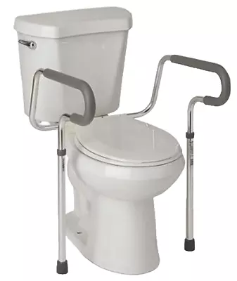 Medline Guardian Toilet Safety Rail Frame Adjustable Height G30300H • $24.95