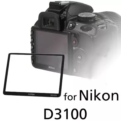 Optical Glass LCD Protector For D3100 Camera LCD Protector Optical Screen Case • $7.62