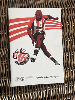 Brentford V Manchester United 30 March 2024 Programme - New • £2