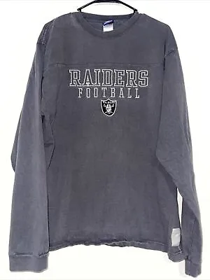 Reebok Gridiron Classic Oakland Raiders Long Sleeve Shirt Men’s Size XL • $14