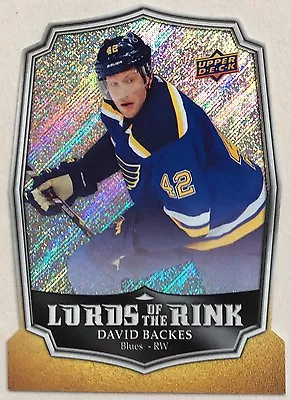2014-15 David Backes Upper Deck Nhl Overtime Lords Of The Rink #lr-14 Blues • $0.99