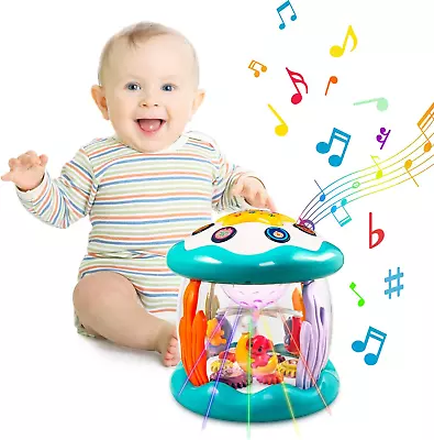 Baby Toys 6 To 12 Months - Musical Rotating Light Up Infant Toys For 6-12 Months • $24.88