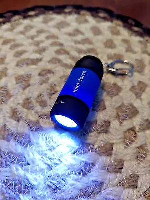 Waterproof Mini USB Rechargeable LED  Flashlight Pocket Keychain (Random Color) • $3.35