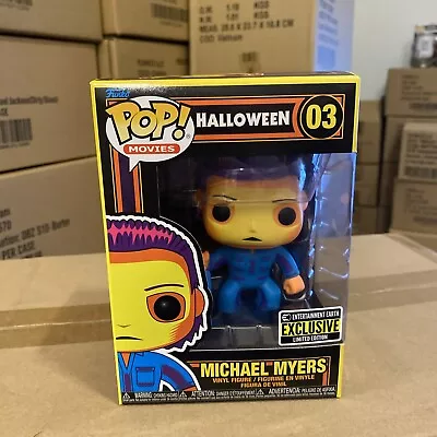 Funko Pop! Halloween Michael Myers 03 Black Light! Entertainment Earth Exclusive • $17.99